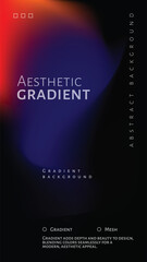 Abstract Gradient Effect with Blurred messy Background