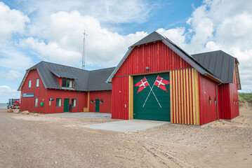 the coastal rescue station of Thorup strand in Denmark