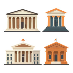Fototapeta premium architecture flat design