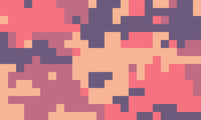 Abstract pixel art background.  Earthy tones create a textured, digital camouflage effect. Perfect for website banners, social media graphics, or as a stylish overlay.