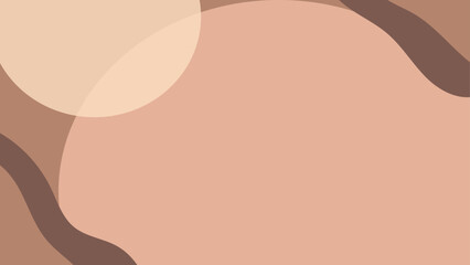 Trendy brown abstract geometric background vector illustration