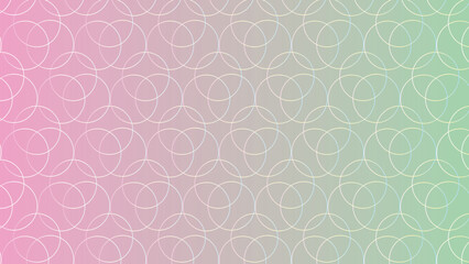 Abstract geometric pattern shape overlapping on colorful pastel background.