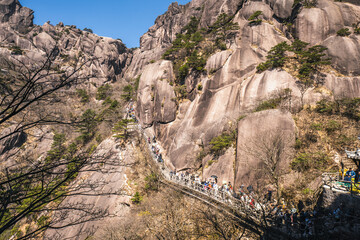 Mountain Hiking Trail in Springtime