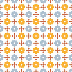 Azulejo tile, seamless pattern, portugues design