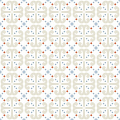 Azulejo tile, seamless pattern, portugues design