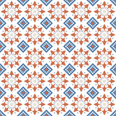 Azulejo tile, seamless pattern, portugues design