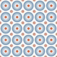Azulejo tile, seamless pattern, portugues design