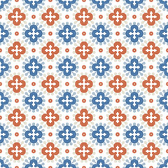 Azulejo tile, seamless pattern, portugues design