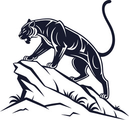 Obraz premium vector illustration of a wolf