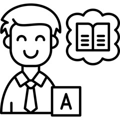 Study Icon Vector Element