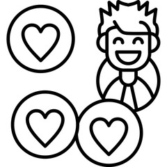 Relief Icon Vector Element