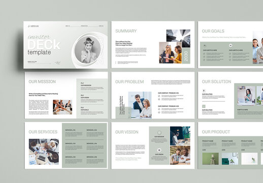 Investor Deck Presentation Template