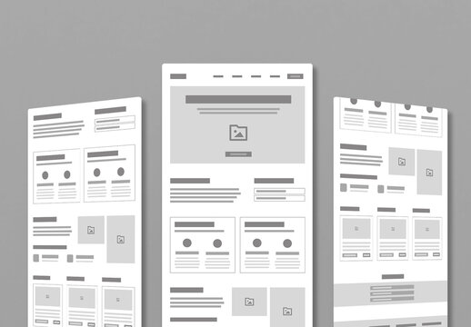 Wireframe Portfolio Examples for Designers