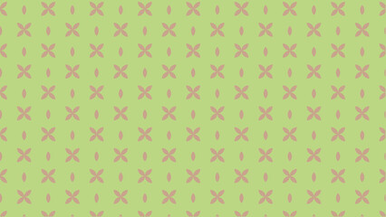 seamless pattern with beautiful petals green