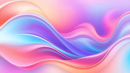 Abstract Colorful Fluid Waves
