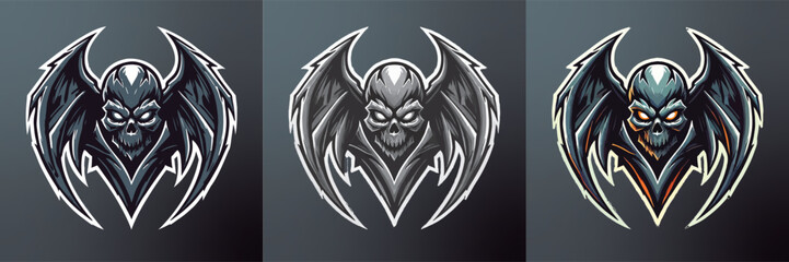 Dark Horror Skull Illustration Creepy Gothic Art for Halloween and Scary Themes