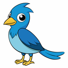 blue bird cartoon