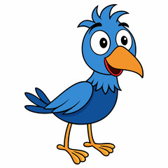 funny cartoon bird