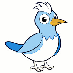 blue bird cartoon