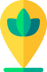 location illustration on a white background     