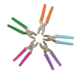 plier tools isolated on transparent background