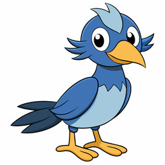 blue bird cartoon