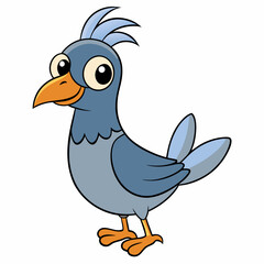 blue bird cartoon