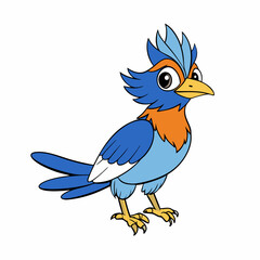 blue bird on a branch
