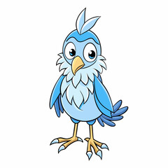 blue bird cartoon