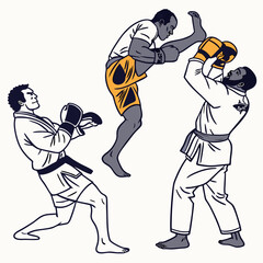 american football players vector silhouette 