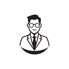 businessman icon vector