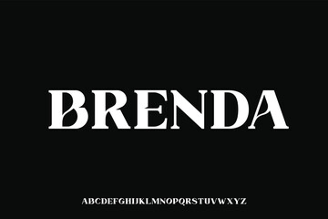 Display alphabet font vector design suitable for headline, poster, logo, magazine and many more