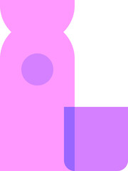 Sake illustration on a white background    