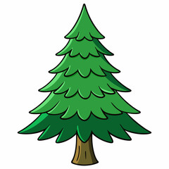 green christmas tree