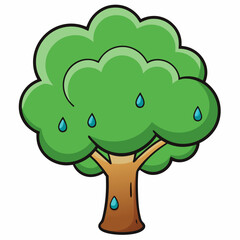 cartoon tree cartoon