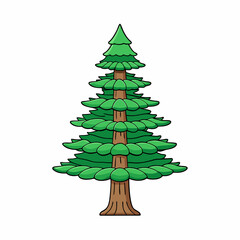 green christmas tree