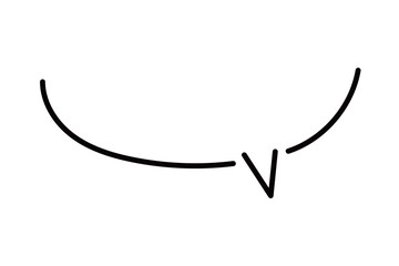 シンプルな手書きフキダシ