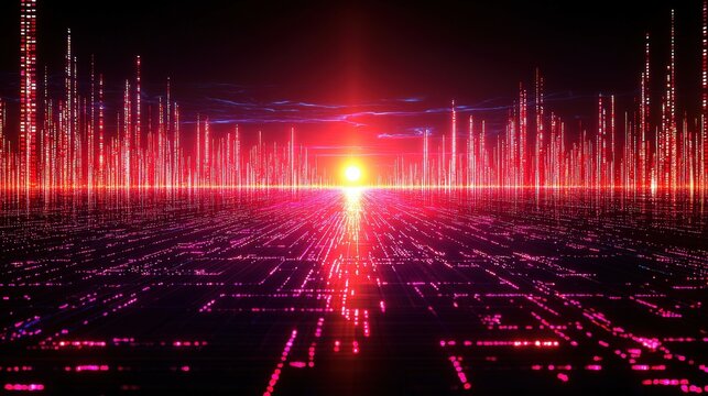 A sprawling cybernetic marketplace, where humans and AI trade digital assets, NFTs, and metaverse real estate. Augmented reality interfaces allow users to navigate the futuristic economy seamlessly. 