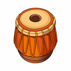 vector illustration of a wooden toy