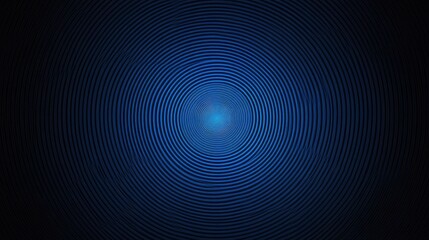 Concentric Circle Pattern, Blue Rings on Dark Surface, Circular Texture, Geometric