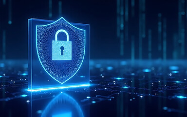 World Password Day Poster Template Featuring Lock Symbol and Privacy Theme Creative Cybersecurity Design for Promoting Strong Passwords Data Protection and Digital Safety Awareness