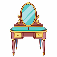 old fashioned chair with a table