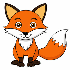 red fox cartoon
