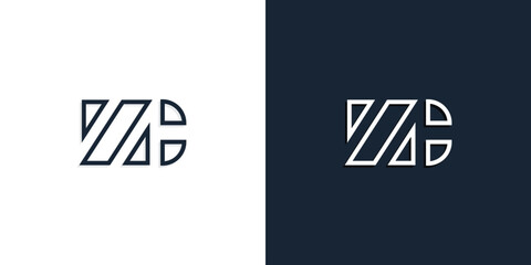 Abstract line art initial letters ZC logo.