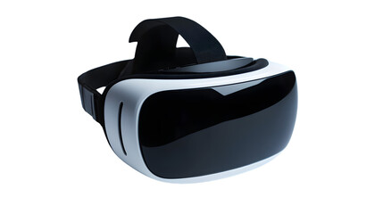 Professional VR Headset Isolated on White Background for Technology Concepts