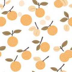 Longan pattern. Exquisite vector plant patterns.