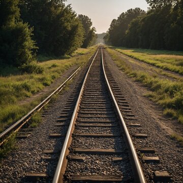 Train Tracks Vanishing