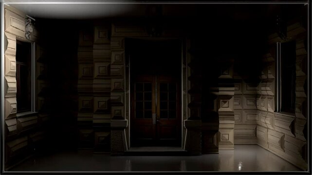 Static Orange Door Architectural Mapping &ndash; VJ Loop
Projection Spotlight mode