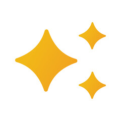 Shine or sparkle vector. Sparkling star in black color on white background. Sparkle star icons. Shine icon.