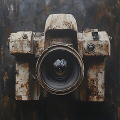 Rusty Camera, Industrial Setting